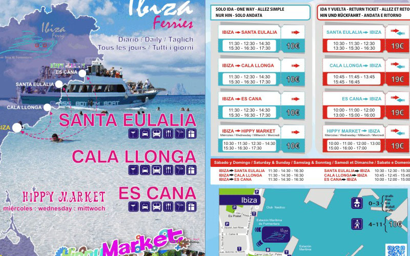 Folleto Ibiza Ferry
